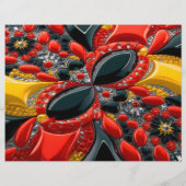 Flyer met Duitsland Kleuren Design (Achterkant)