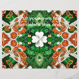 Flyer met Ierland Kleuren Design