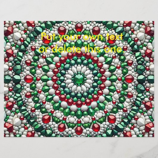 Flyer met Italiaanse kleuren Design (Voorkant)