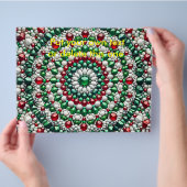 Flyer met Italiaanse kleuren Design (Hand)