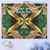 Flyer met Jamaicaanse kleuren ontwerp (Enkel)