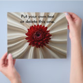 Flyer met Japans Kleuren Design (Hand)