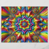 Flyer met LGBTQ kleuren ontwerp (Achterkant)