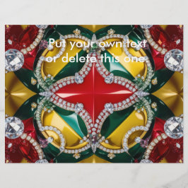 Flyer met Los Angeles Kleuren Design