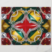 Flyer met Los Angeles Kleuren Design (Achterkant)