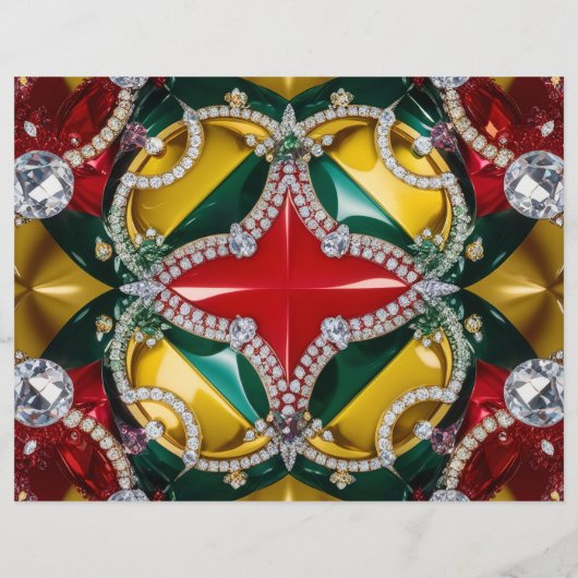 Flyer met Los Angeles Kleuren Design (Achterkant)