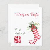 Flyer met qr-code en kerstverkoop op maat (Voorkant / Achterkant)