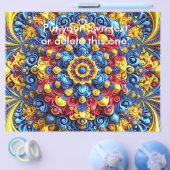 Flyer met Roemeense kleuren Design (Enkel)