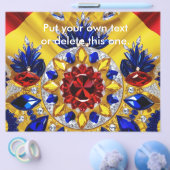 Flyer met Roemeense kleuren Design (Enkel)