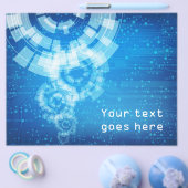 flyer met technische stijl (Enkel)