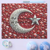 Flyer met Turkse kleuren Design (Enkel)