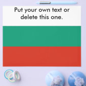 Flyer met vlag van Bulgarije (Enkel)