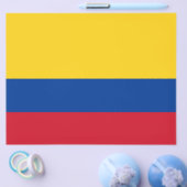 Flyer met vlag van Colombia (Enkel)