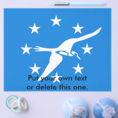 Flyer met vlag van Corpus Christi, Verenigde State (Enkel)