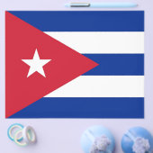 Flyer met vlag van Cuba (Enkel)