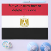 Flyer met vlag van Egypte (Enkel)