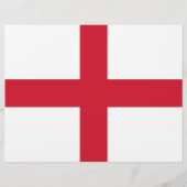 Flyer met vlag van Engeland (Achterkant)