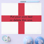 Flyer met vlag van Engeland (Enkel)