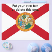 Flyer met vlag van Florida, VS (Enkel)