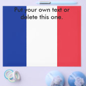 Flyer met vlag van Frankrijk (Enkel)