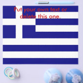 Flyer met vlag van Griekenland (Enkel)
