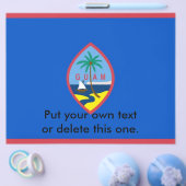 Flyer met vlag van Guam, U.S.A. (Enkel)