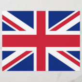 Flyer met vlag van het Verenigd Koninkrijk (Achterkant)