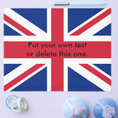 Flyer met vlag van het Verenigd Koninkrijk (Enkel)