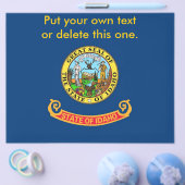 Flyer met vlag van Idaho, VS (Enkel)