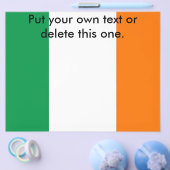 Flyer met vlag van Ierland (Enkel)