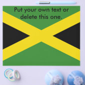 Flyer met vlag van Jamaica (Enkel)