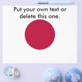 Flyer met vlag van Japan (Enkel)