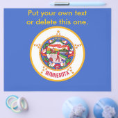 Flyer met vlag van Minnesota, VS (Enkel)