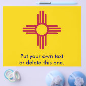 Flyer met vlag van New Mexico, VS (Enkel)