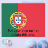 Flyer met vlag van Portugal (Enkel)