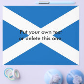 Flyer met vlag van Schotland (Enkel)