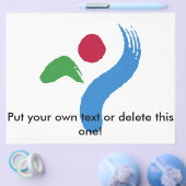 Flyer met vlag van Seoul, Zuid-Korea (Enkel)