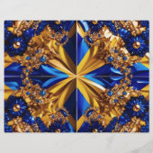 Flyer met Zweden Kleuren Design (Achterkant)