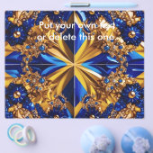 Flyer met Zweden Kleuren Design (Enkel)