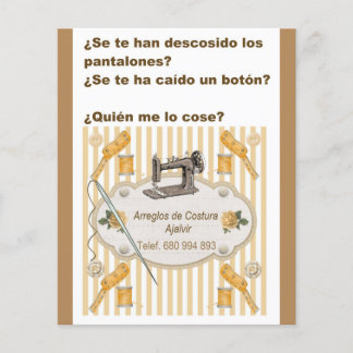 Flyer o folleto de publicidad  regalos personaliza