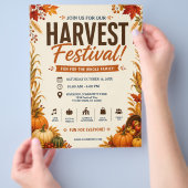 Flyer Oogstfeest (Hand)