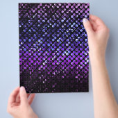 Flyer Paarse Kristal Bling Strass (Hand)