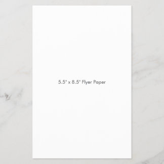 Flyer papier 5.5" x 8.5"