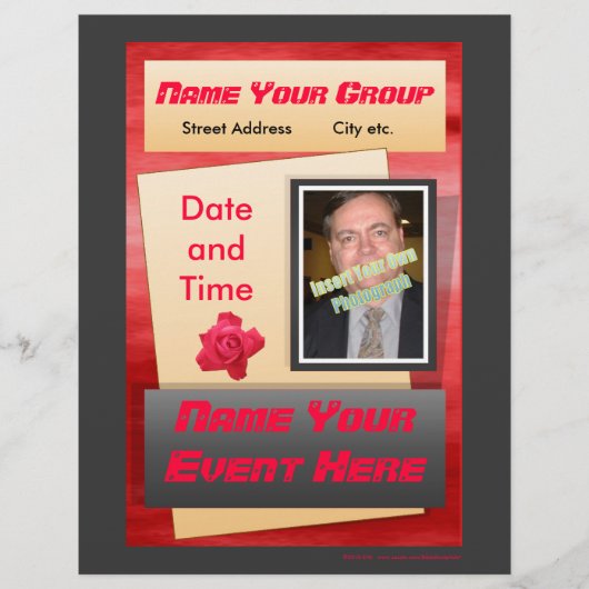 Flyer - Red Shimmer (Voorkant)