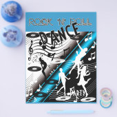 Flyer Rock 'n' Roll Retro Dansfeest (Enkel)