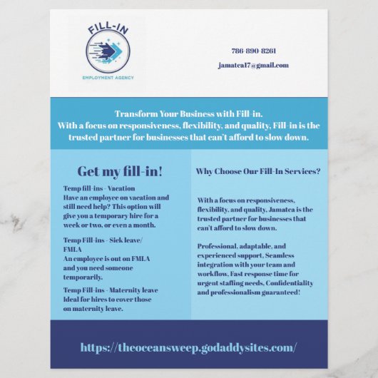 Flyer sample (Voorkant)