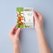 Flyer Schoonheidssalon Spa Groen B Sjabloon Klein (Hand)