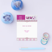 Flyer Schoonheidssalon Spa Roze Witte Streep Templ (Enkel)