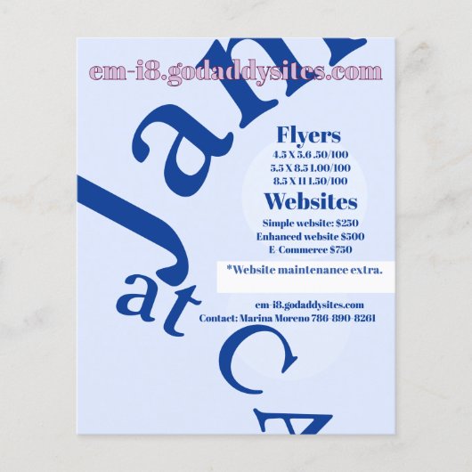 Flyer Sjabloon (Voorkant)