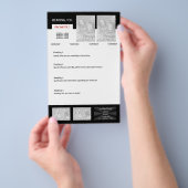 Flyer-sjabloon - creëer uw eigen 5,5-inch x8,5-inc flyer (Hand)